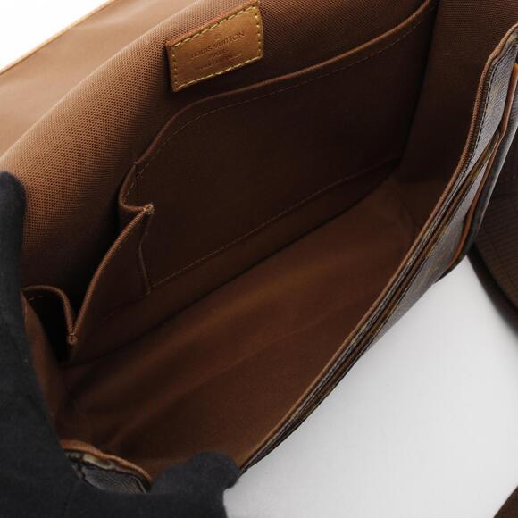 Louis Vuitton Messenger Bosphore Monogram Shoulder Bag Leather Brown